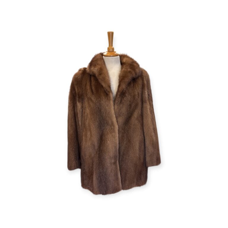 Fourrure vintage marron