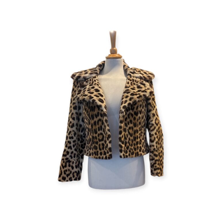 Manteau léopard vintage