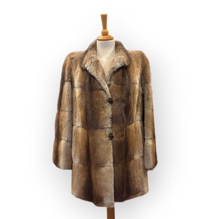 Fourrure vintage marron