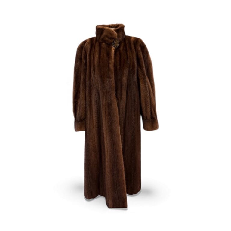 Manteau long en fourrure
