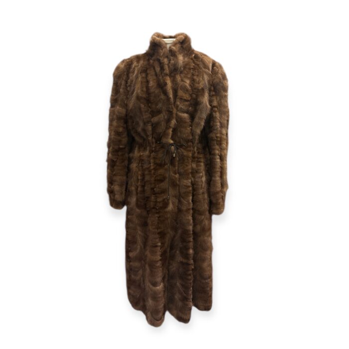 Manteau long en fourrure vintage