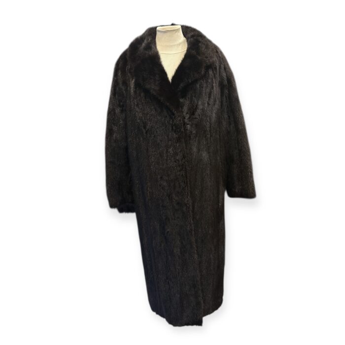 Manteau long en fourrure vintage